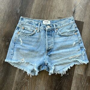 Agolde 26 Parker Vintage Cutoff Shorts Swapmeet Denim Distressed 2